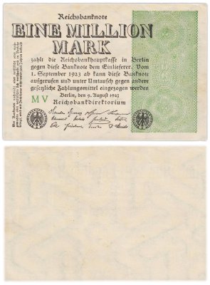 купить Германия 1000000 марок 1923