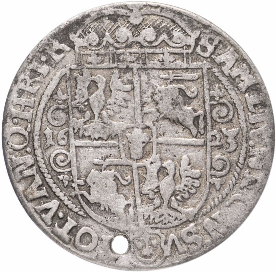 купить Речь Посполитая, Великое Княжество Литовское, Сигизмунд III "Ваза" , Орт (1/4 талера) 1623
