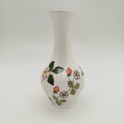 купить Ваза с растительным декором, фарфор, деколь, золочение, Hitkari Potteries, Индия, 1980-1990 гг.