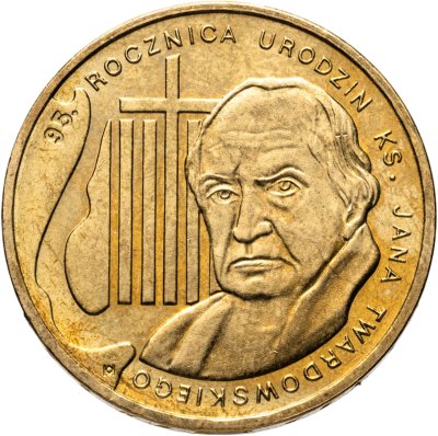 купить Польша 2 злотых 2010 "95 лет со дня рождения Яна Якуба Твардовского"