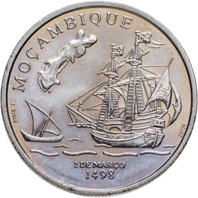 купить Португалия 200 эскудо (escudos) 1998 "Путешествие Васко да Гамы в Индию 1498 года - Мозамбик"