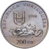 Купить Португалия 200 эскудо (escudos) 1998 "Путешествие Васко да Гамы в Индию 1498 года - Мозамбик"