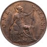 Купить Великобритания 1 пенни (penny) 1902