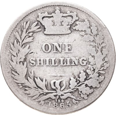 купить Великобритания 1 шиллинг (shilling) 1865