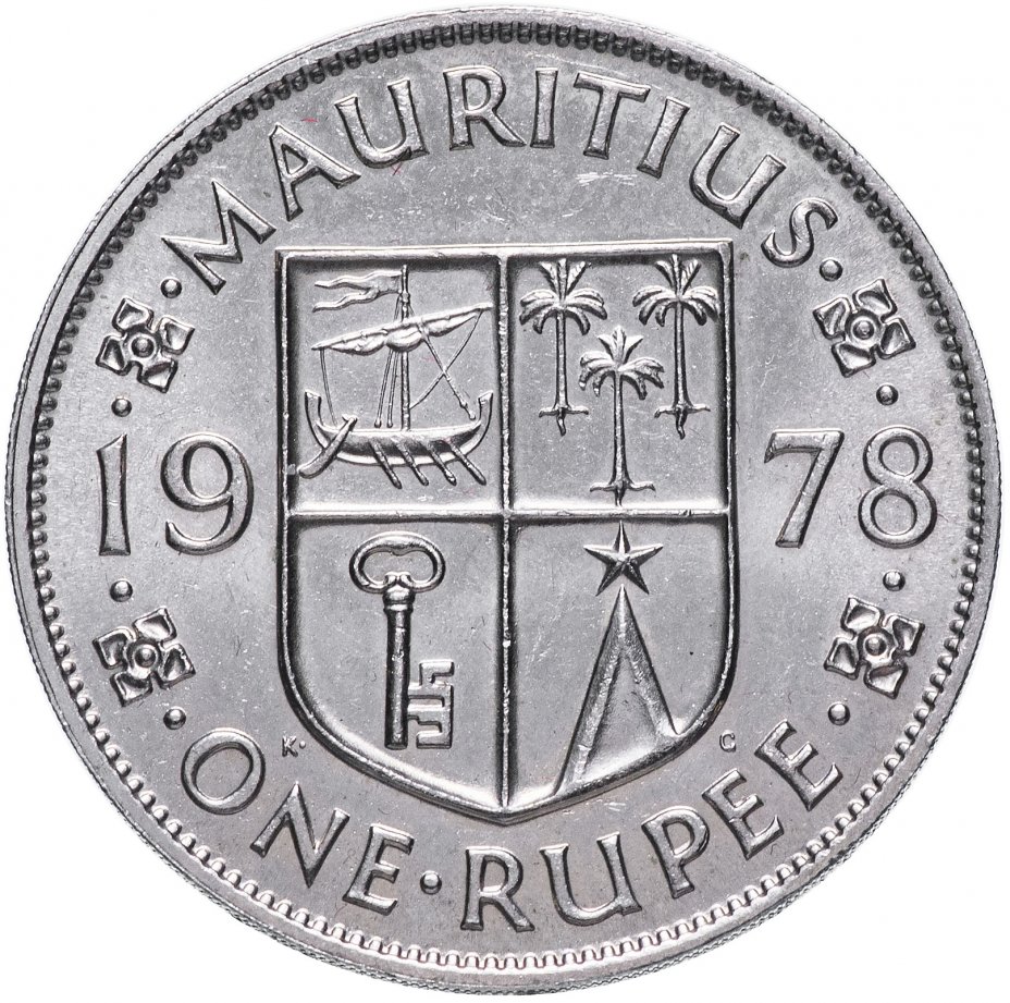 купить Маврикий 1 рупия 1978
