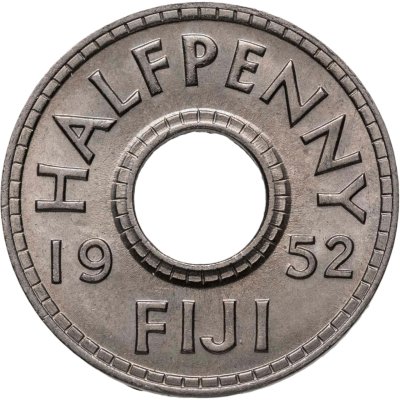 купить Фиджи 1/2 пенни (halfpenny) 1952