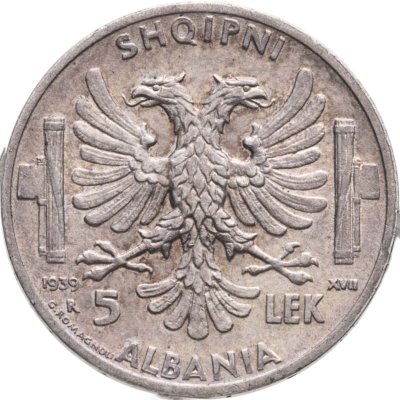 купить Албания 5 леков (leke) 1939