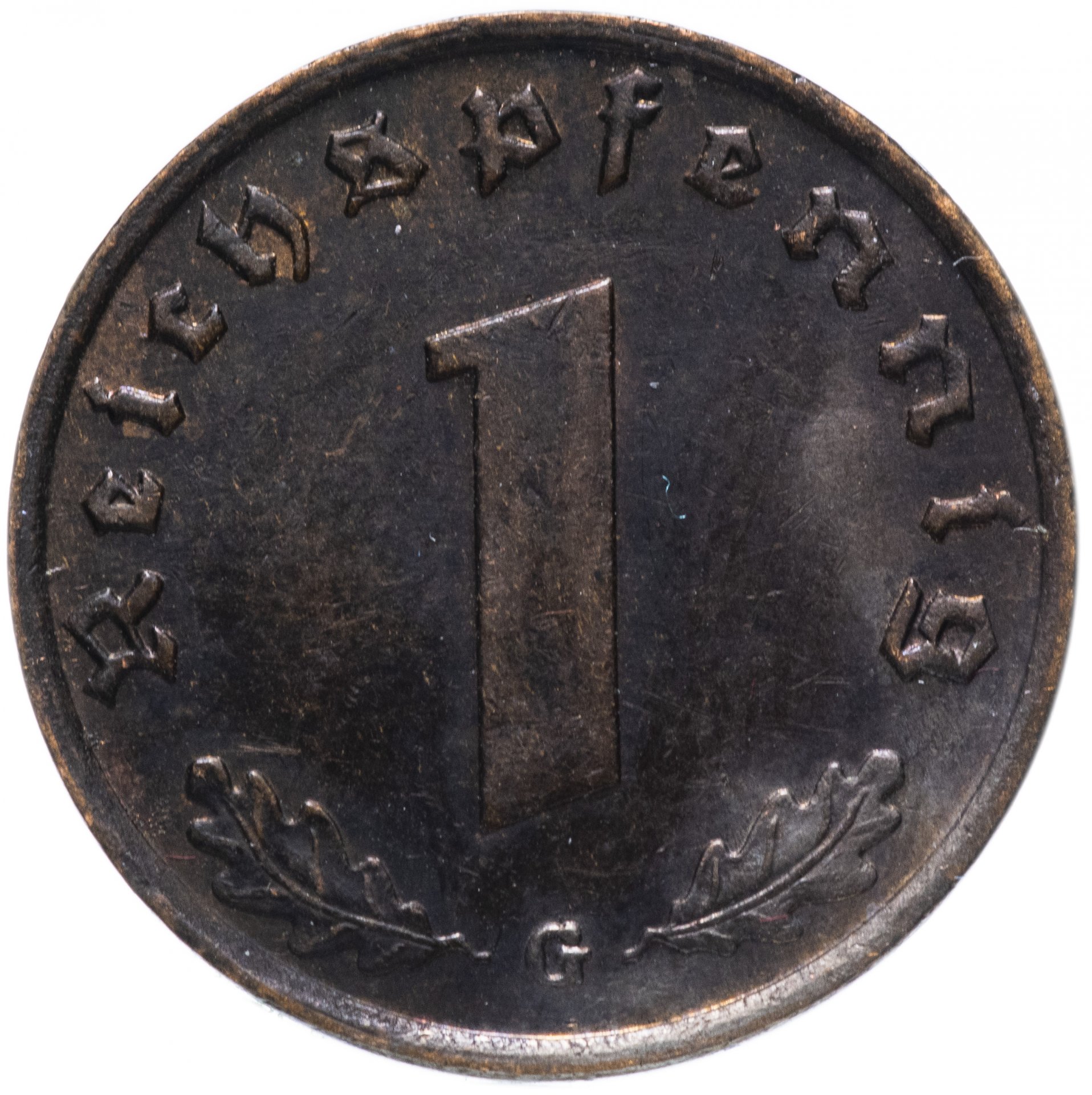 Сколько стоит фашистская монета. 1 Рейхспфенниг 1939. Германия (третий Рейх) 1 Reichspfennig 194. Монета Германия 1 рейхспфенниг 1944. Монеты фашистской Германии 1 марка.