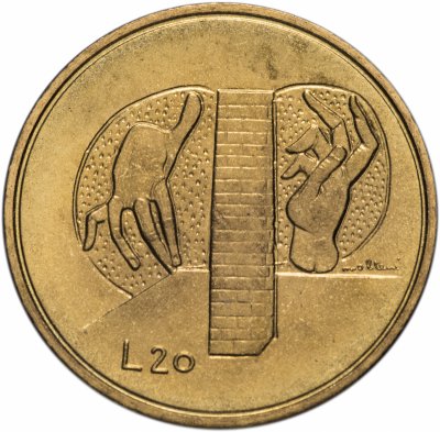 купить Сан-Марино 20 лир 1976 "Республика"