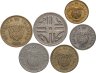 Купить Колумбия - набор монет 5-200 песо 1989-2012 (6 шт.)