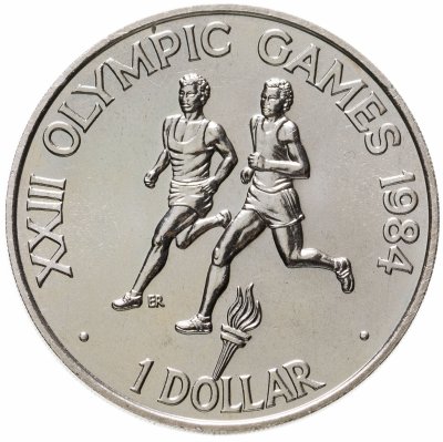 купить Соломоновы Острова 1 доллар (dollar) 1984 "XXIII летние Олимпийские Игры, Лос-Анджелес 1984"