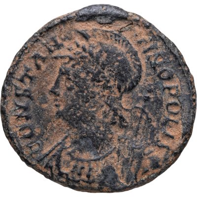 купить Римская Империя, император Константин Великий, AE [фоллис] 307-337 гг.: памятный выпуск в честь основания Константинополя