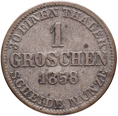 купить Ганновер 1 грош 1858