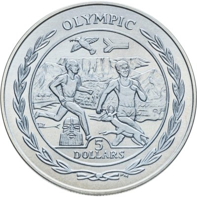 купить Британские Виргинские острова 5 долларов 2009 XXIX летние Олимпийские игры, Пекин 2008 - Африка