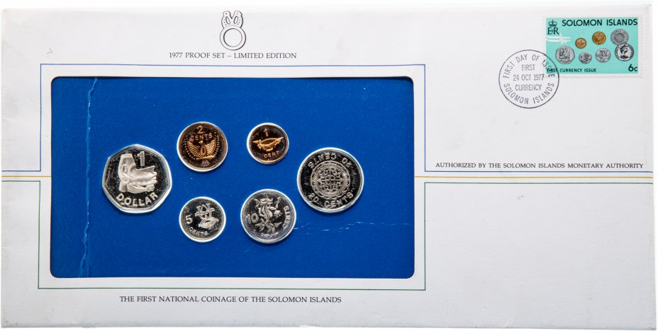 купить Соломоновы острова набор монет 1977 (6 монет в конверте)