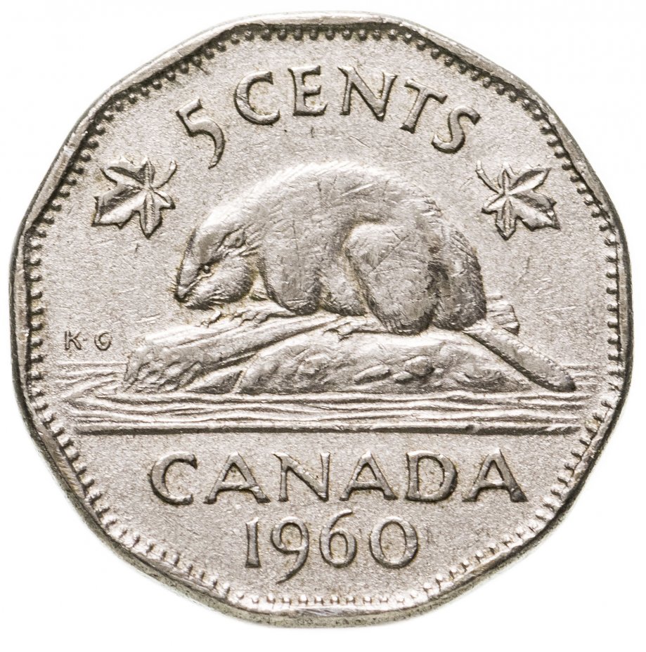 купить Канада 5 центов (cents) 1955-1962, случайная дата
