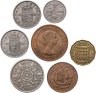 Купить Великобритания набор монет 1953-1967 (7 штук) Елизавета II