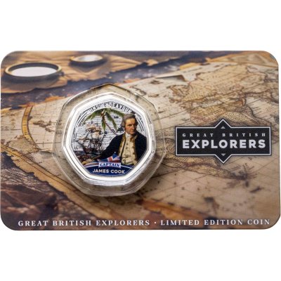 купить Соломоновы Острова 50 центов 2025 "Великий британский исследователь — капитан Джеймс Кук" в коинкарте