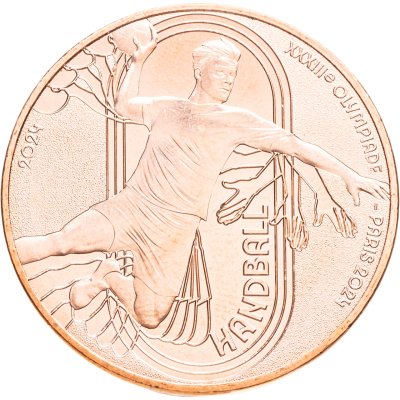 купить Франция 1/4 евро (euro) 2024 "Олимпийские игры в Париже 2024 - Гандбол"