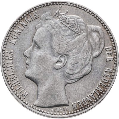 купить Нидерланды 1 гульден (gulden) 1907