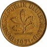 Купить Западная Германия (ФРГ) 10 пфеннигов 1971 G
