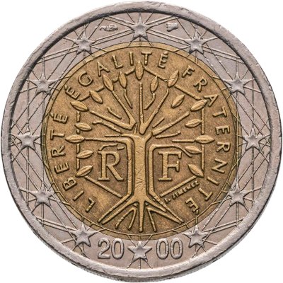 купить Франция 2 евро (euro) 2000