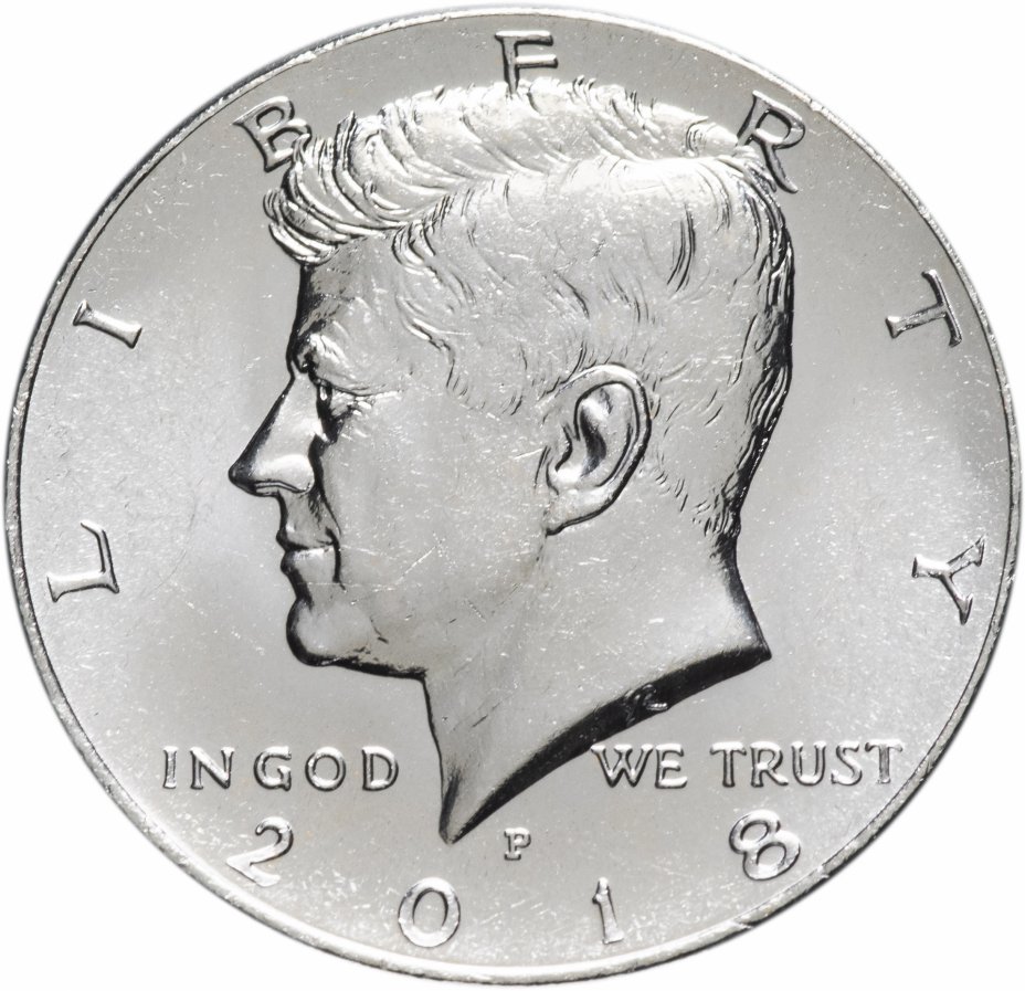 купить США 1/2 доллара (50 центов, half dollar) 2018 P "Кеннеди"