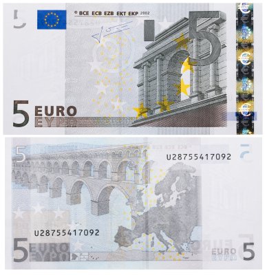 купить Евросоюз 5 евро 2002 (Pick 8u) Франция