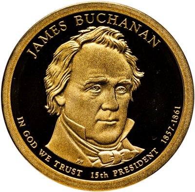 купить США 1 доллар 2010 Джеймс Бьюкенен (15-ый Президент США)