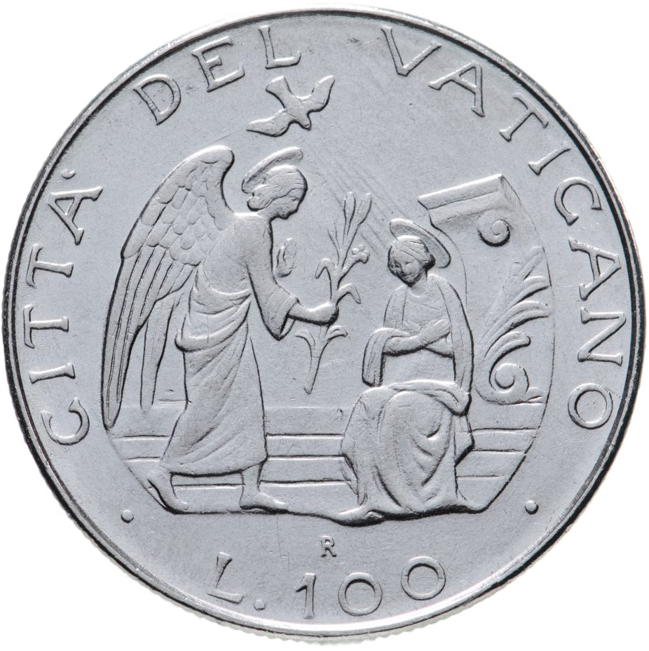 купить Ватикан 100 лир 1987