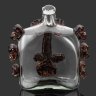 Купить Штоф из серии "Маски", автор Черняк Франц Андреевич (1938-2025 гг.), стекло, гутная техника, Львовская керамико-скульптурная фабрика (ЛКСФ), СССР, 1970-1990 гг.