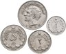 Купить Иран набор монет 1-10 риалов 1975 (4 шт.)