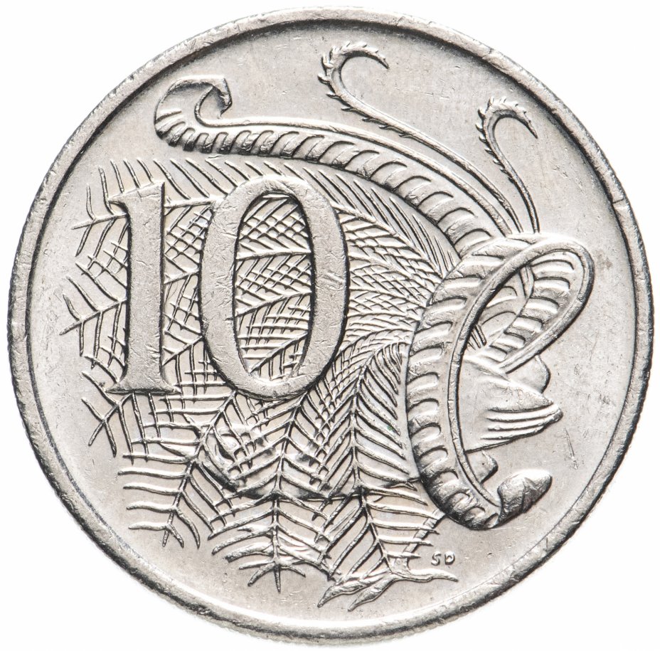 купить Австралия 10 центов 1999-2019