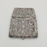 Купить Ажурный дамский портсигар, выполненный в технике скани, мельхиор (медь-никель), серебрение, СССР, 1950-1970 гг.