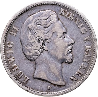 купить Германская Империя, Бавария 5 марок (mark) 1875