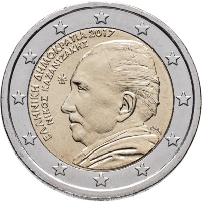 купить Греция 2 евро (euro) 2017 60 лет со дня смерти Никоса Казандзакиса