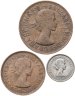 Купить Австралия набор 1/2 пенни, 1 пенни и 3 пенса 1954-1958 (Елизавета II)