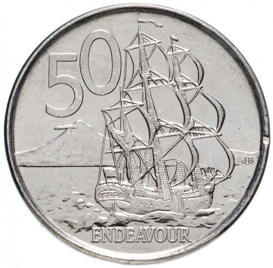 купить Новая Зеландия 50 центов (cents) 2006-2021, случайная дата