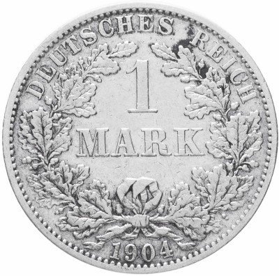Купить Германия 1 рейх марка 1904 "А"