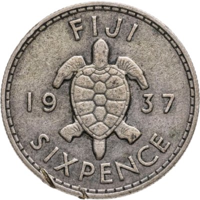 купить Фиджи 6 пенсов (pence) 1937