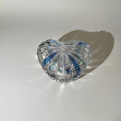 купить Шкатулка в виде сердца, стекло, Soga Glass, Япония, 1990-2000 гг.