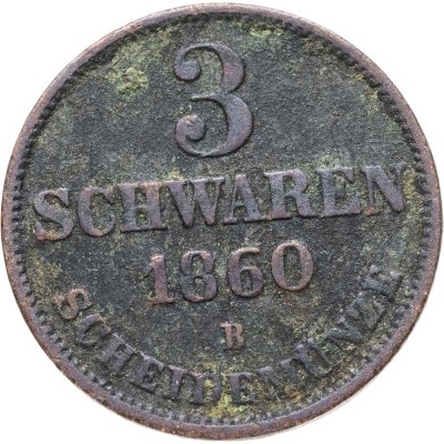 купить Ольденбург 3 шварена (schwaren) 1860