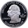 Купить США 25 центов (квотер, 1/4 доллара, quarter dollar) 2009 Округ Колумбия, знак монетного двора "S" - Сан-Франциско