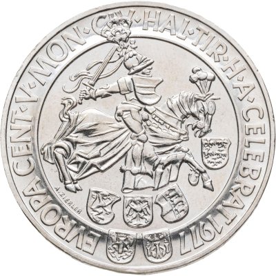 купить Австрия 100 шиллингов (shillings) 1977 "500 лет Венскому монетному двору"