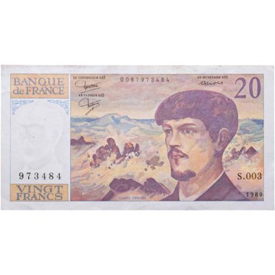 купить Франция 20 франков 1980 год (Pick 151а)