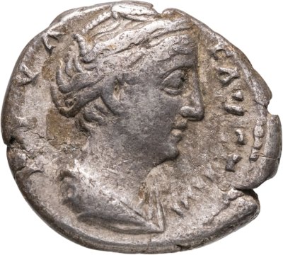 купить Римская империя, Фаустина Старшая 138-161 годы, Денарий.