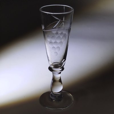 купить Рюмка, стекло, резьба, Российская империя, 1890-1915 гг.