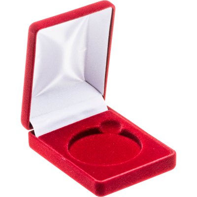 купить Футляр для одной монеты в капсуле (диаметр 46 мм) красный