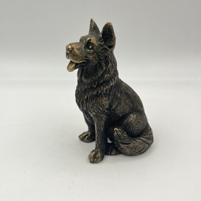 купить Статуэтка "Немецкая овчарка", бронза, Европа, 1950-1980 гг.