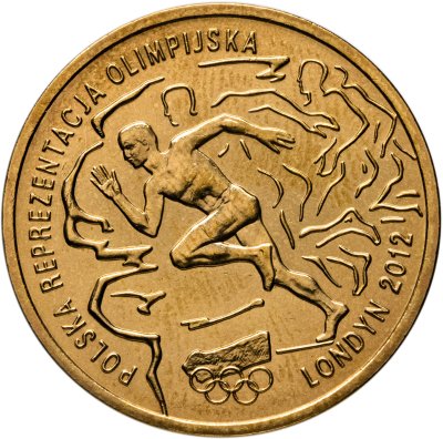 купить Польша 2 злотых (zlote) 2012 "XXX летние Олимпийские Игры, Лондон 2012"